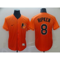 MLB Baltimore Orioles #8 Cal Ripken Jr Orange Drift Fashion Men Jersey