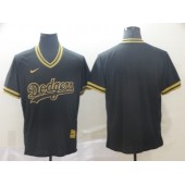 MLB Kansas City Royals Blank Black Gold Nike Cooperstown Collection Legend V Neck Men Jersey