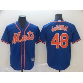 MLB New York Mets #48 Jacob deGrom Royal Cool Base Men Jersey