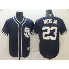 MLB San Diego Padres #23 Fernando Tatis Jr. Navy Cool Base Men Jersey