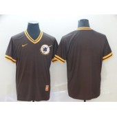 MLB San Diego Padres Blank Brown Throwback Men Jersey