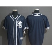 MLB San Diego Padres Blank Navy Cool Base Men Jersey