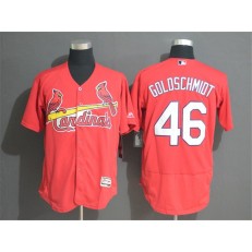 MLB St. Louis Cardinals #46 Paul Goldschmidt Red Flexbase Men Jersey