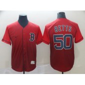 MLB Boston Red Sox #50 Mookie Betts Red Drift Fashion Men Jersey