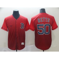 MLB Boston Red Sox #50 Mookie Betts Red Drift Fashion Men Jersey