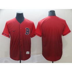 MLB Boston Red Sox Blank Red Drift Fashion Men Jersey
