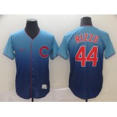 MLB Chicago Cubs #44 Anthony Rizzo Blue Drift Fashion Men Jersey