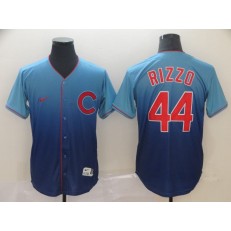 MLB Chicago Cubs #44 Anthony Rizzo Blue Drift Fashion Men Jersey