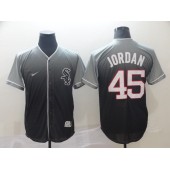 MLB Chicago White Sox #45 Michael Jordan Gray Drift Fashion Men Jersey