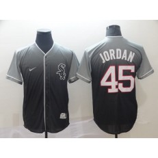 MLB Chicago White Sox #45 Michael Jordan Gray Drift Fashion Men Jersey