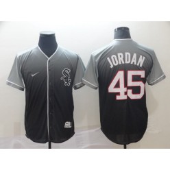 MLB Chicago White Sox #45 Michael Jordan Gray Drift Fashion Men Jersey