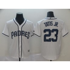 MLB San Diego Padres #23 Fernando Tatis Jr. White Cool Base Men Jersey