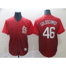 MLB St. Louis Cardinals #46 Paul Goldschmidt Red Drift Fashion Men Jersey