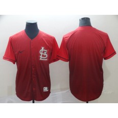 MLB St. Louis Cardinals Blank Red Drift Fashion Men Jersey