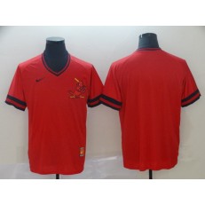 MLB St. Louis Cardinals Blank Red Throwback Men Jersey
