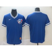 MLB Toronto Blue Jays Blank Royal Throwback Men Jersey