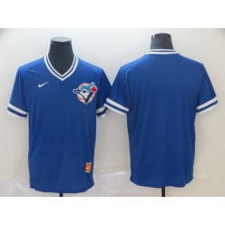 MLB Toronto Blue Jays Blank Royal Throwback Men Jersey
