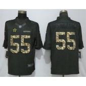 Pittsburgh Steelers #55 Devin Bush Black Camo Salute to Service Limited Nike NFL Men Jersey