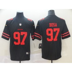 San Francisco 49ers #97 Nick Bosa Black 2019 NFL Draft First Round Pick Vapor Untouchable Limited Nike Men Jersey