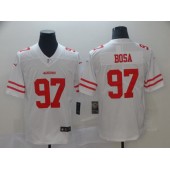 San Francisco 49ers #97 Nick Bosa White 2019 NFL Draft First Round Pick Vapor Untouchable Limited Nike Men Jersey