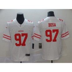 San Francisco 49ers #97 Nick Bosa White 2019 NFL Draft First Round Pick Vapor Untouchable Limited Nike Men Jersey
