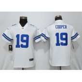 Women Nike Dallas Cowboys #19 Amari Cooper White Vapor Untouchable Limited Jersey