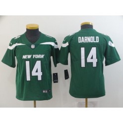 Youth Nike New York Jets #14 Sam Darnold Green New 2019 Vapor Untouchable Limited Jersey