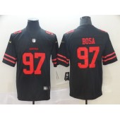 Youth Nike San Francisco 49ers #97 Nick Bosa Black 2019 NFL Draft First Round Pick Vapor Untouchable Limited Jersey