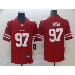Youth Nike San Francisco 49ers #97 Nick Bosa Scarlet 2019 NFL Draft First Round Pick Vapor Untouchable Limited Jersey