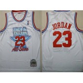 Chicago Bulls 23 Michael Jordan White 1992-1993 All Star Hardwood Classics Jersey