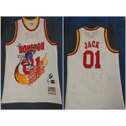 Houston Rockets 01 Jack White Travis Scott Mitchell Ness Bleacher Report Jersey