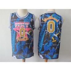Jordan Why Not 0 Russell Westbrook Blue All Star Basketball Jersey