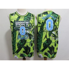 Jordan Why Not 0 Russell Westbrook Green All-Star Basketball Jersey