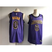 Los Angeles Lakers 0 Kyle Kuzma Purple 2018-19 City Edition Nike Swingman Jersey