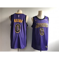 Los Angeles Lakers 0 Kyle Kuzma Purple 2018-19 City Edition Nike Swingman Jersey