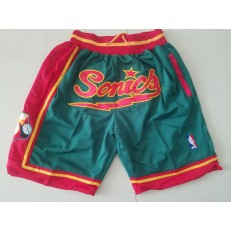 Seattle SuperSonics Green 1995-96 Hardwood classics Shorts