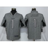 Arizona Cardinals 1 Kyler Murray Gray Gridiron Gray Vapor Untouchable Limited NFL Nike Men Jersey