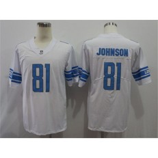 Detroit Lions 81 Calvin Johnson White Vapor Untouchable Limited NFL Nike Men Jersey
