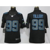 Los Angeles Chargers 99 Jerry Tillery Black Rush Impact Limited NFL Nike Men Jersey