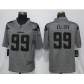 Los Angeles Chargers 99 Jerry Tillery Gray Gridiron Gray Vapor Untouchable Limited NFL Nike Men Jersey
