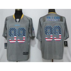 Los Angeles Chargers 99 Jerry Tillery Gray USA Flag Fashion Elite NFL Nike Men Jersey