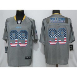 Los Angeles Chargers 99 Jerry Tillery Gray USA Flag Fashion Elite NFL Nike Men Jersey