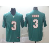 Miami Dolphins 3 Josh Rosen Aqua Vapor Untouchable Limited NFL Nike Men Jersey