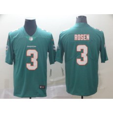 Miami Dolphins 3 Josh Rosen Aqua Vapor Untouchable Limited NFL Nike Men Jersey