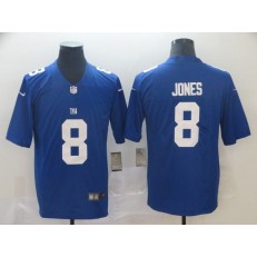 New York Giants 8 Daniel Jones Royal 2019 NFL Draft First Round Pick Vapor Untouchable Limited Nike Men Jersey