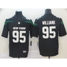 New York Jets 95 Quinnen Williams Black 2019 NFL Draft First Round Pick Vapor Untouchable Limited Nike Men Jersey