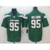 New York Jets 95 Quinnen Williams Green 2019 NFL Draft First Round Pick Vapor Untouchable Limited Nike Men Jersey