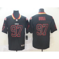 San Francisco 49ers 97 Nick Bosa Black Shadow Legend Limited NFL Nike Men Jersey