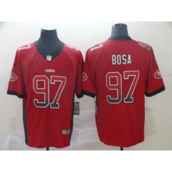 San Francisco 49ers 97 Nick Bosa Red Drift Fashion Limited NFL Nike Men Jersey