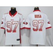San Francisco 49ers 97 Nick Bosa White Drift Fashion Limited NFL Nike Men Jersey